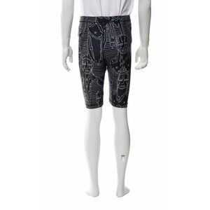 Patrick Church Men’s Compression Shorts Black Size M Wearable Art